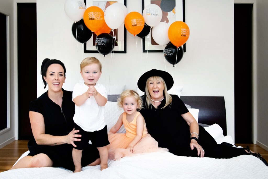 Pictured L R Bek Kerr, Kayden, Billie, And Ellen Kerr, One Agency Team Kerr