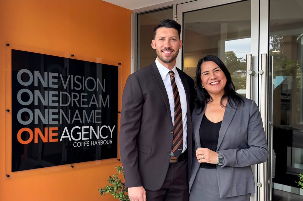 Pictured L R Zak And Joanne Vines, One Agency Coffs Harbour